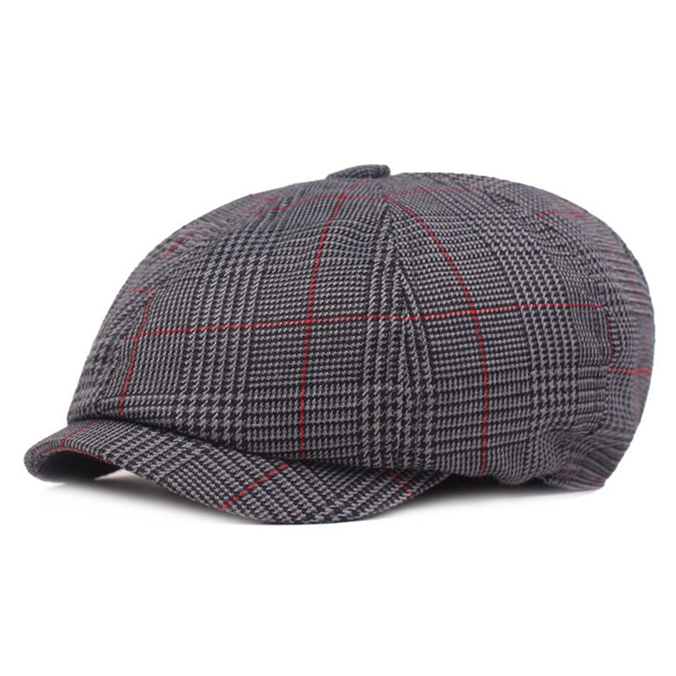 Mo Herbst Baskenmütze Hut Männer Retro Zeitungsjunge Ivy Flache Kappe