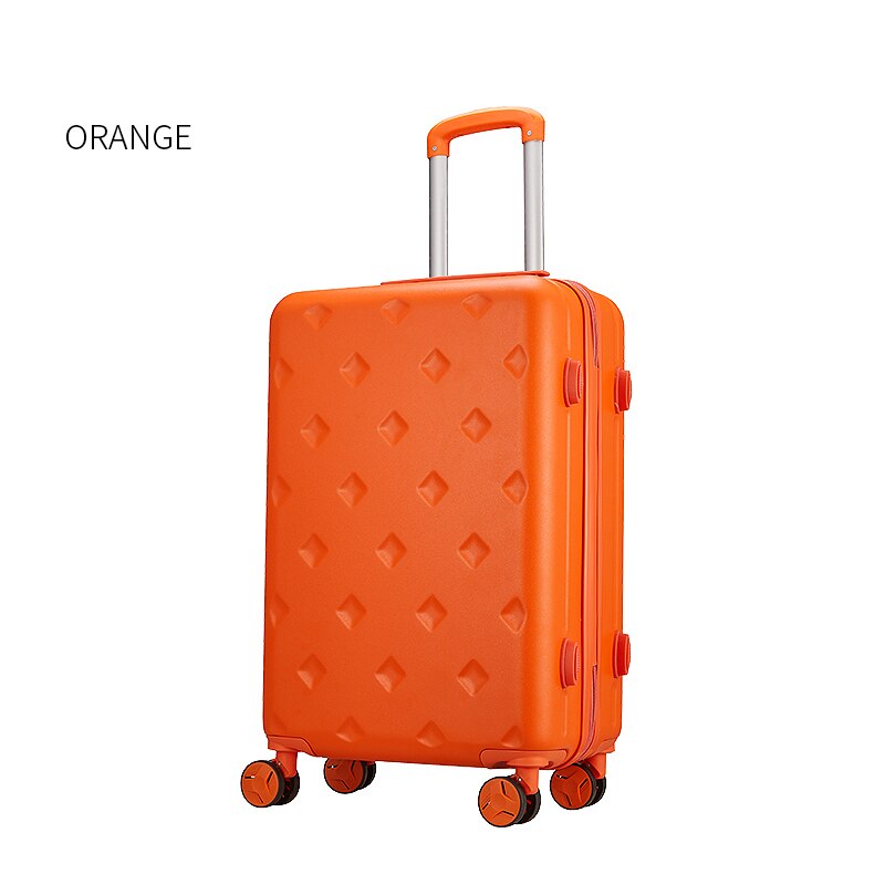 Maleta Mini 20 pulgadas equipaje rodante Maletas De Viaje viajes De negocios equipaje rodante llevar-contraseña maleta 캐리어 شنط سفر: Orange / 22 pulgadas