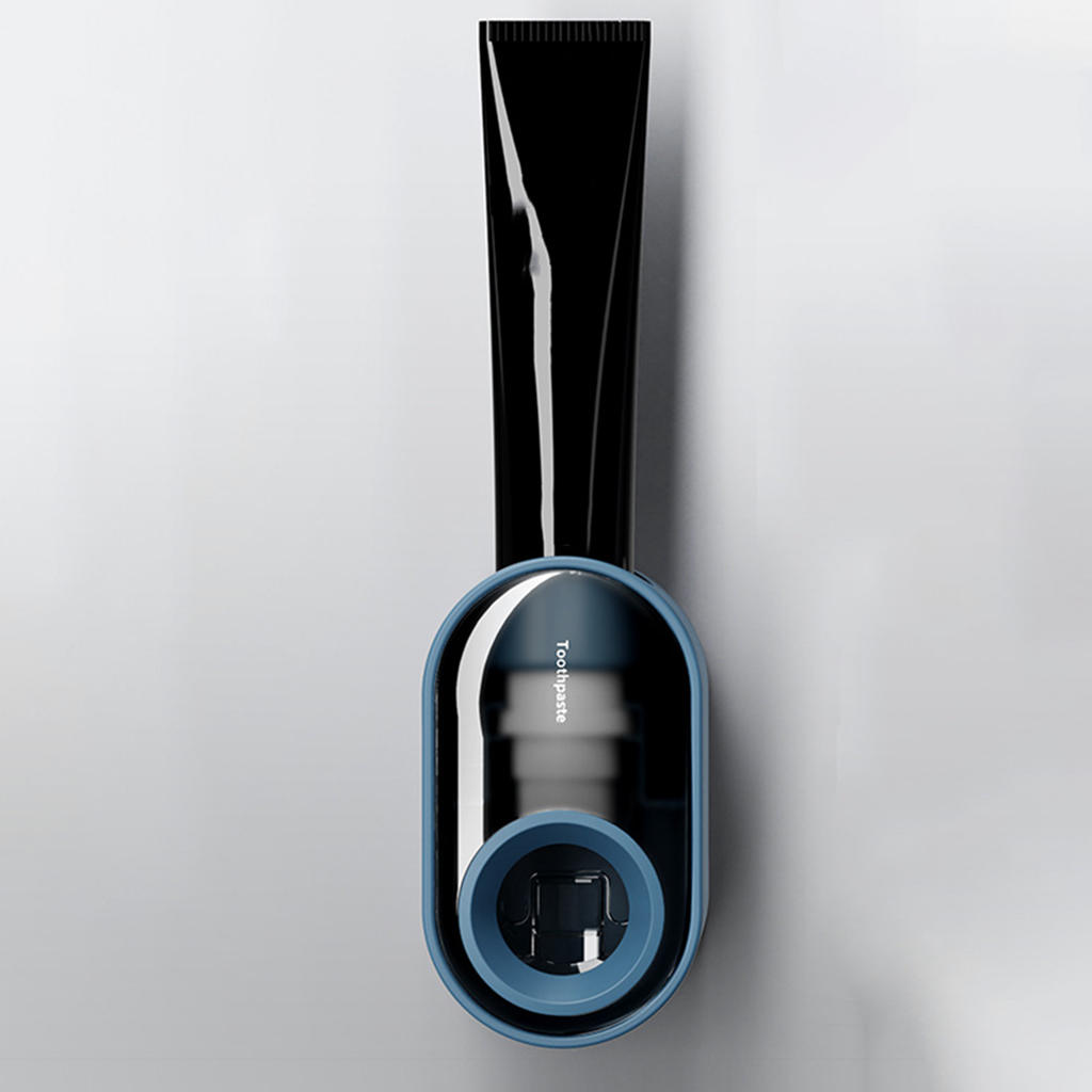 Wall Mounted Toothpaste Dispenser Toothpaste Rack Hands Free Toothpaste Tool Space Saving Automatic for Bath Shower Accessories