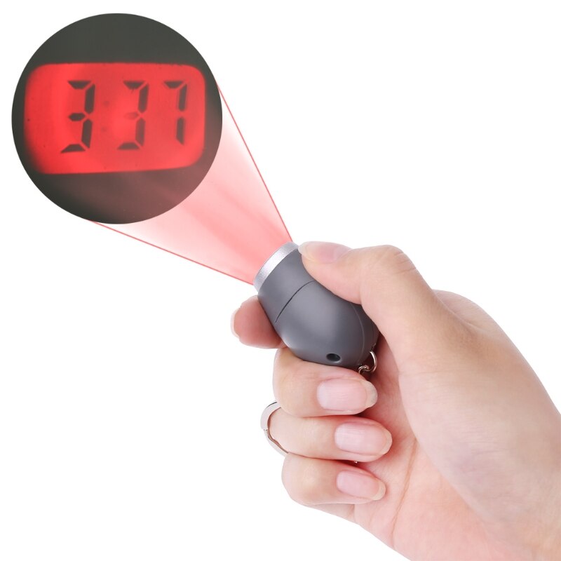 Mini Draagbare Led Horloges Horloge Met Digitale Tijd Projectie Nachtlampje Klok