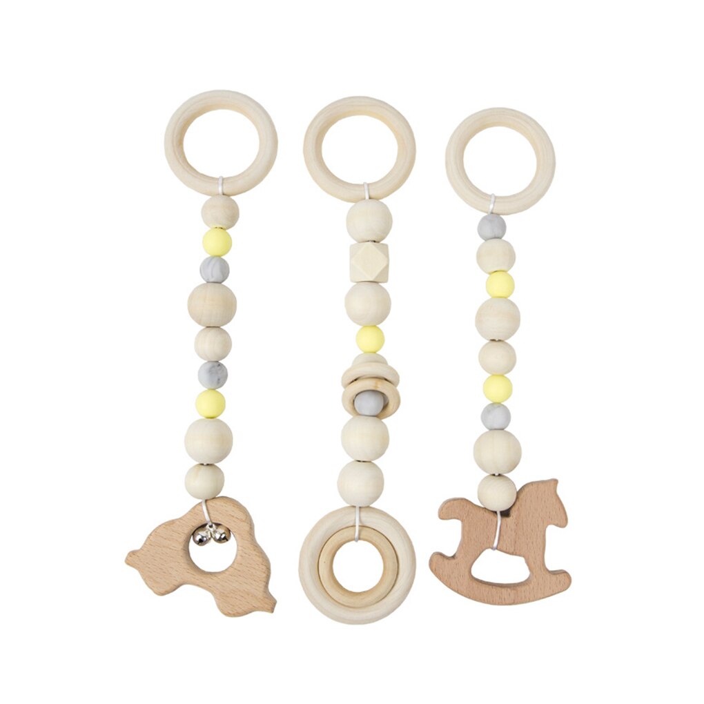 Baby Grip Toy Infant Gripping Strength Training Exercise Interactive Beads Ring Beads Play Toy Stroller: A