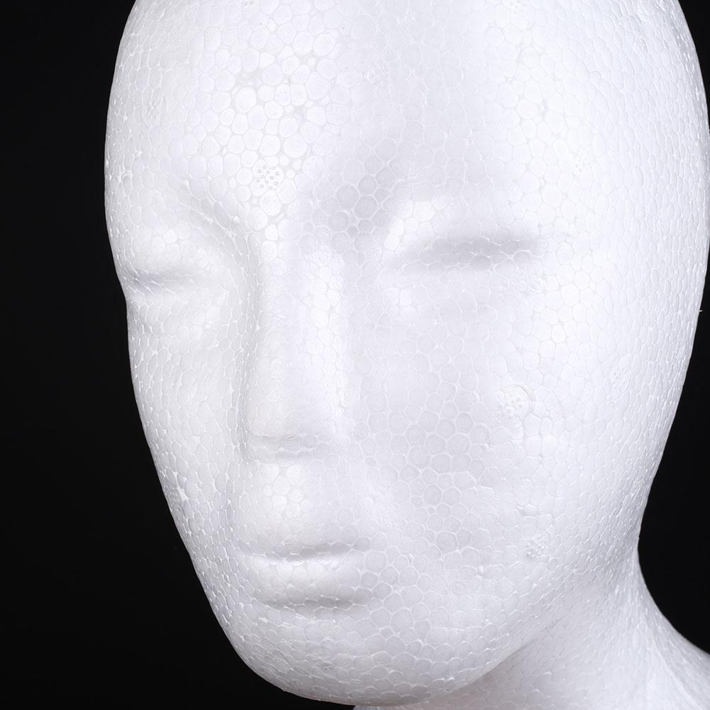 Vrouwelijk piepschuim mannequin hoofd model haar hoed pruik bril displaystandaard
