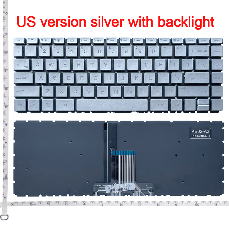 US English Laptop Keyboard For HP 14-DA 14-BD 14-CB 14-CC 14-DQ 14-FQ 14-DK 14-DH 14-CE 14-CK 14-CY 14-CF 14-CM 114-DG: PURPLE