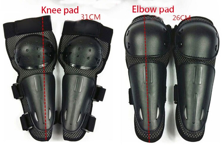 Armadura de protección de cuerpo completo para niños y bebés, chaleco de Motocross, protector de columna para el pecho, montar a caballo, bicicleta, almohadilla para la rodilla y el codo: only knee elbow