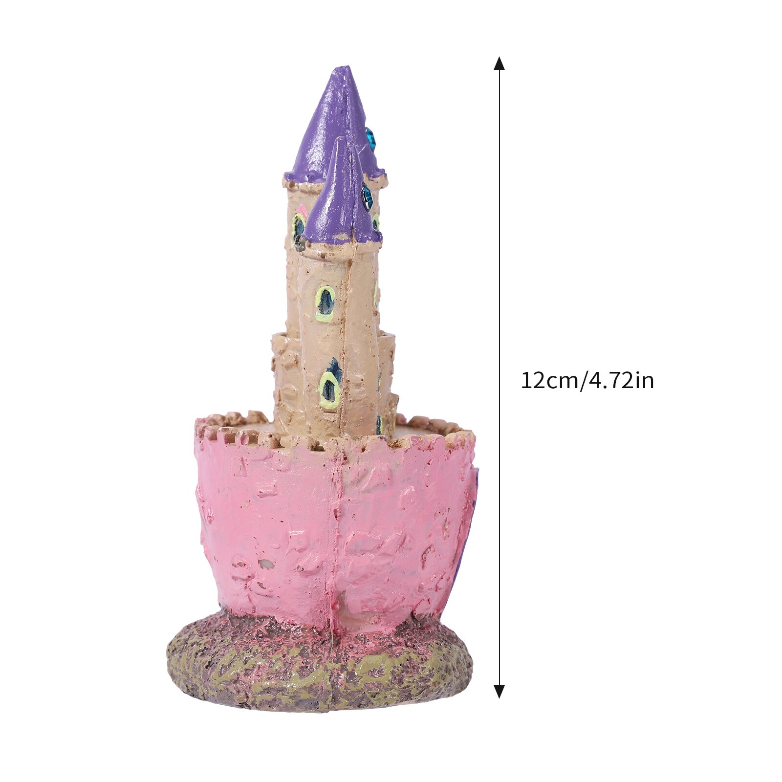 Castillo de princesa rosa, cueva de peces, adorno de Acuario, decoración de pecera, novedad