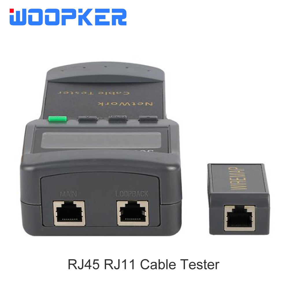 LCD Anzeige SC8108 Netzwerk Tester Meter RJ45 Katze5e Katze6 UTP Unshield Lan-kabel RJ11 Telefon Kabel Prüfung Werkzeug