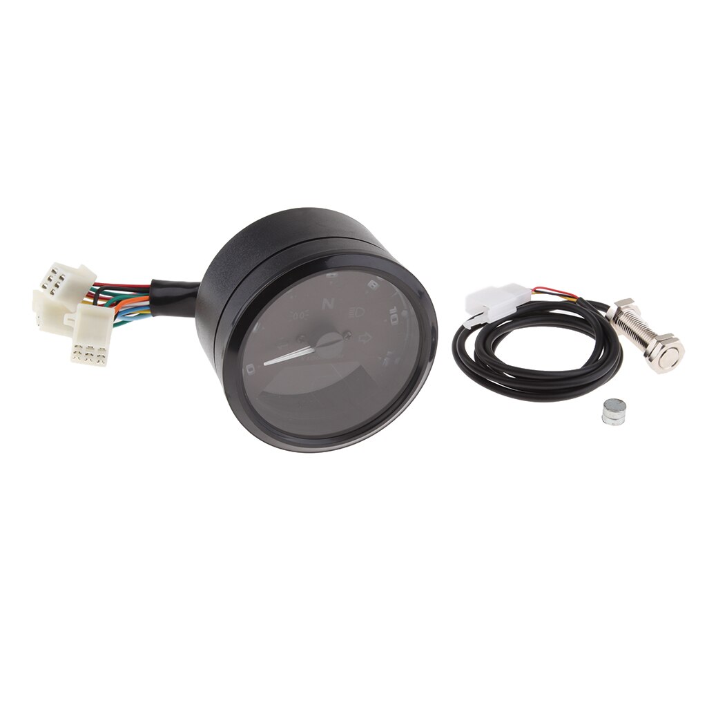 12V LCD Digital Motorcycle Speedometer Tachometer ... – Grandado