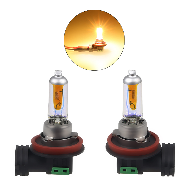 2PCS H11 12V 55W Auto Licht Super Helle Halogenlampen Auto Kopf Lampe Scheinwerfer Lampen Auto Halogen birne: Tiefe Blau