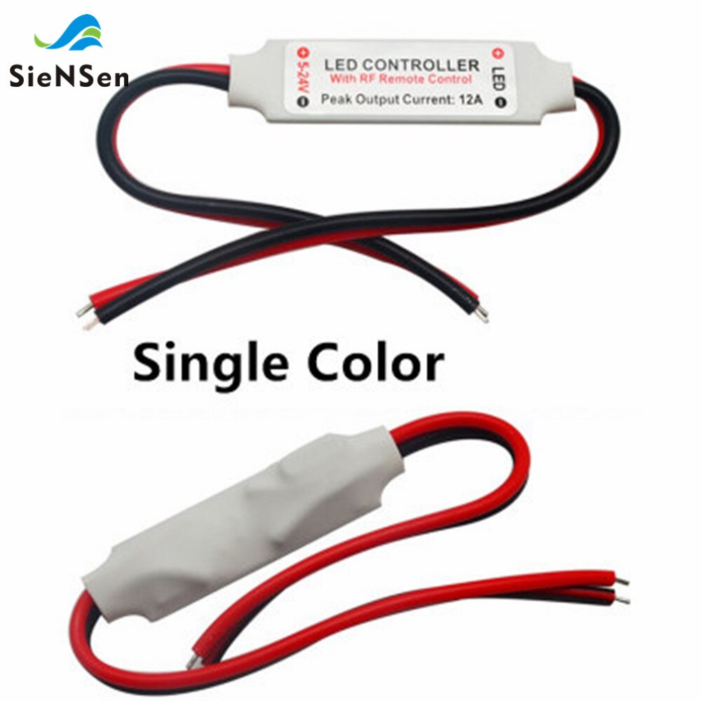 SienSen LED Monochrome Controller With Light Dimmer RF Wireless RF Remote Control With LED Controller