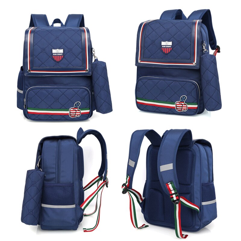 SUN EIGHT Orthopedic School Bag For Girl Waterproof Backpack Child Kids School bag for children School Bags for Boys