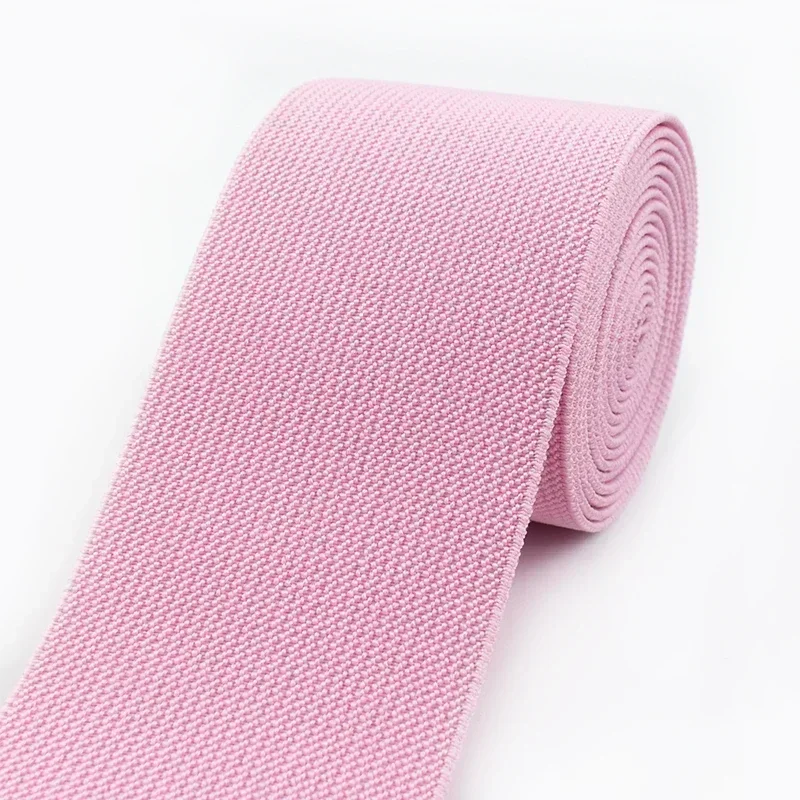 1-5M Elastische Band Voor Broek 60Mm Kleding Elastiekjes Zachte Huid Stretch Lint Tape Broek tailleband Diy Naaien Accessoires: Nickel-Free White / 0.5 M