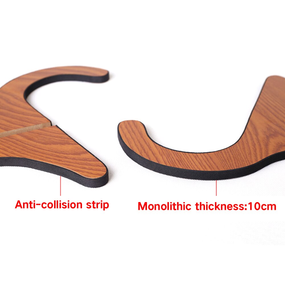 Sturdy Ukulele Musical Instrument Holder Stand Fold Wood Violin Elaborate