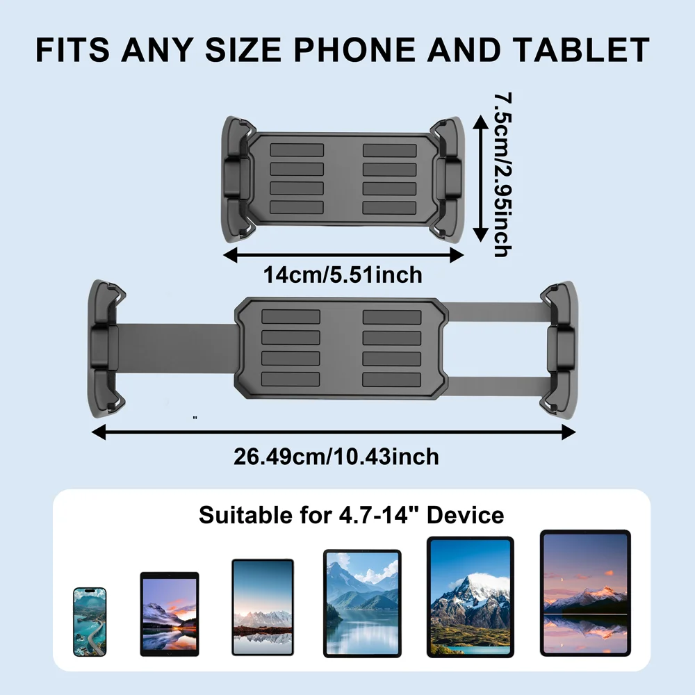 160cm Liftable Foldable Arm Tripod Floor Tablet Stand Phone Live Holder Support for IPhone IPad Smartphones Lounger Bed Mount