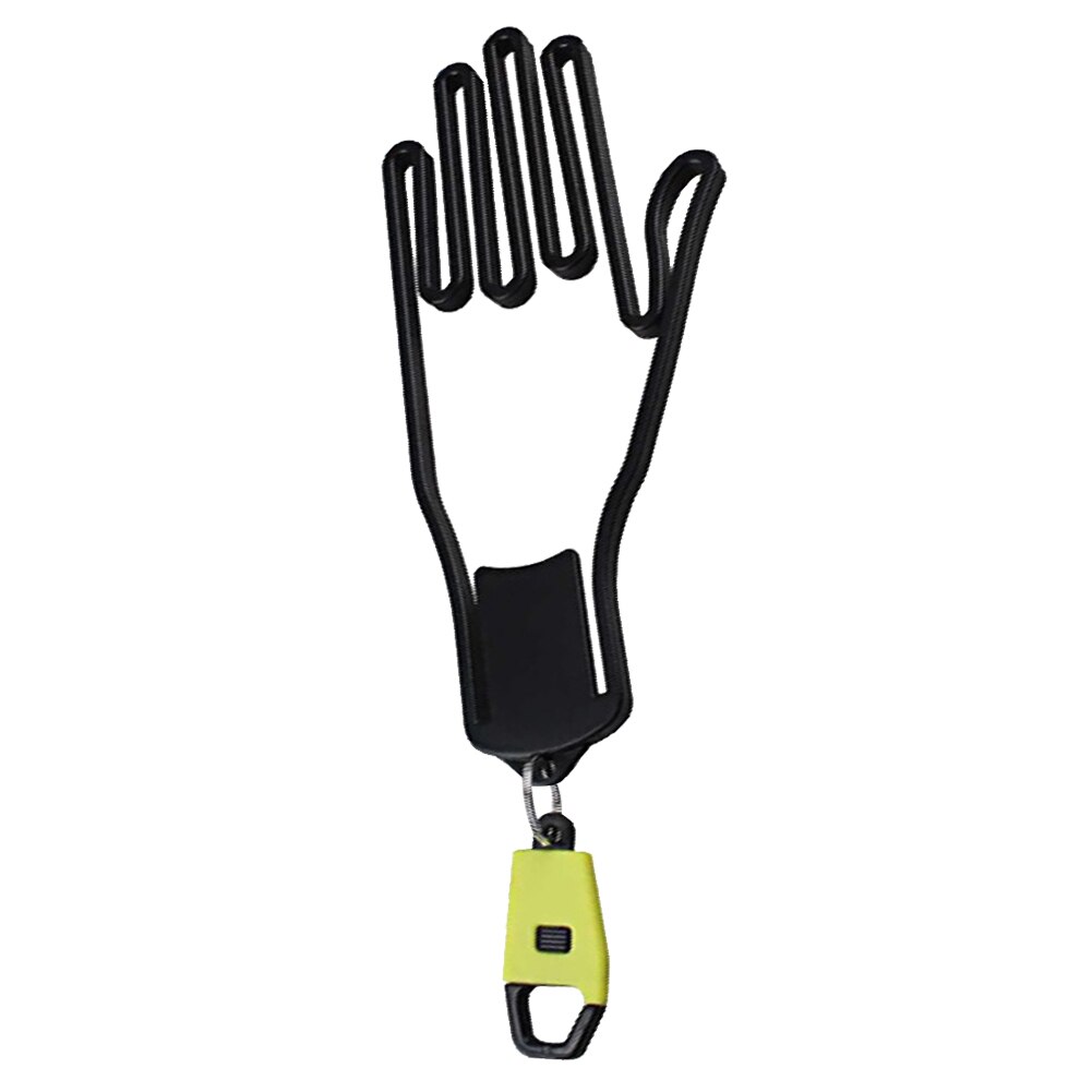 Support de séchage de gants, cintre pour gardien de but, Support suspendu en forme de main avec porte-clés, équipement de Golf, accessoires: Yellow