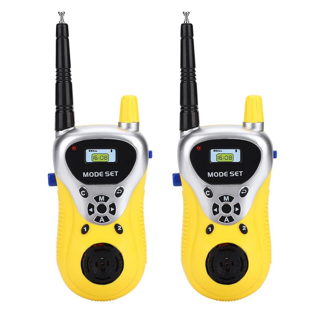 2 Stuks Mini 80-100M Kids Walkie Talkies Speelgoed Elektronische Radio Transceiver Voice Call Walkie-Talkie Outdoor draagbare Communicator: Type A