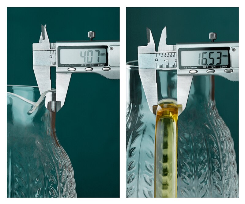 Glass Water Jug Creativity Glass Water Pitcher Cold Water Kettle Tea Pot With Wooden Cover Golden Handle 1500ML Home Use