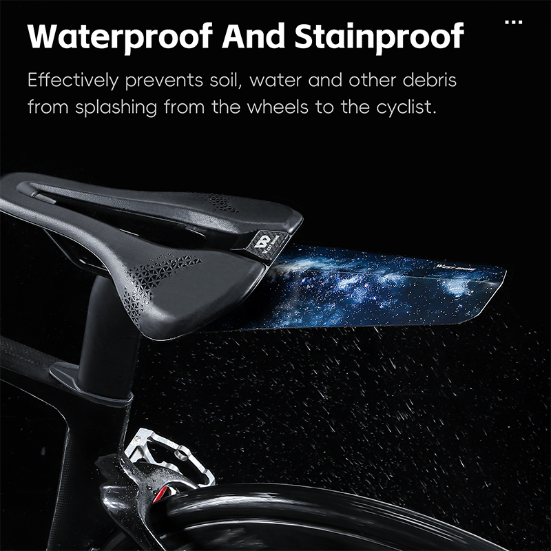 WEST BIKING-guardabarros ultraligero para bicicleta de montaña, de extracción rápida, neumático trasero, sillín Universal, accesorios para ciclismo