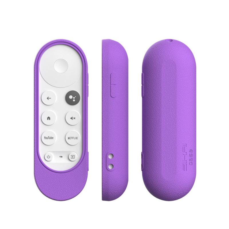 til chromecast stemme fjernkontroll med sløyfe silikon etui til chromecast til -google tv stemme fjernkontroll støtsikker beskyttelsesdeksel