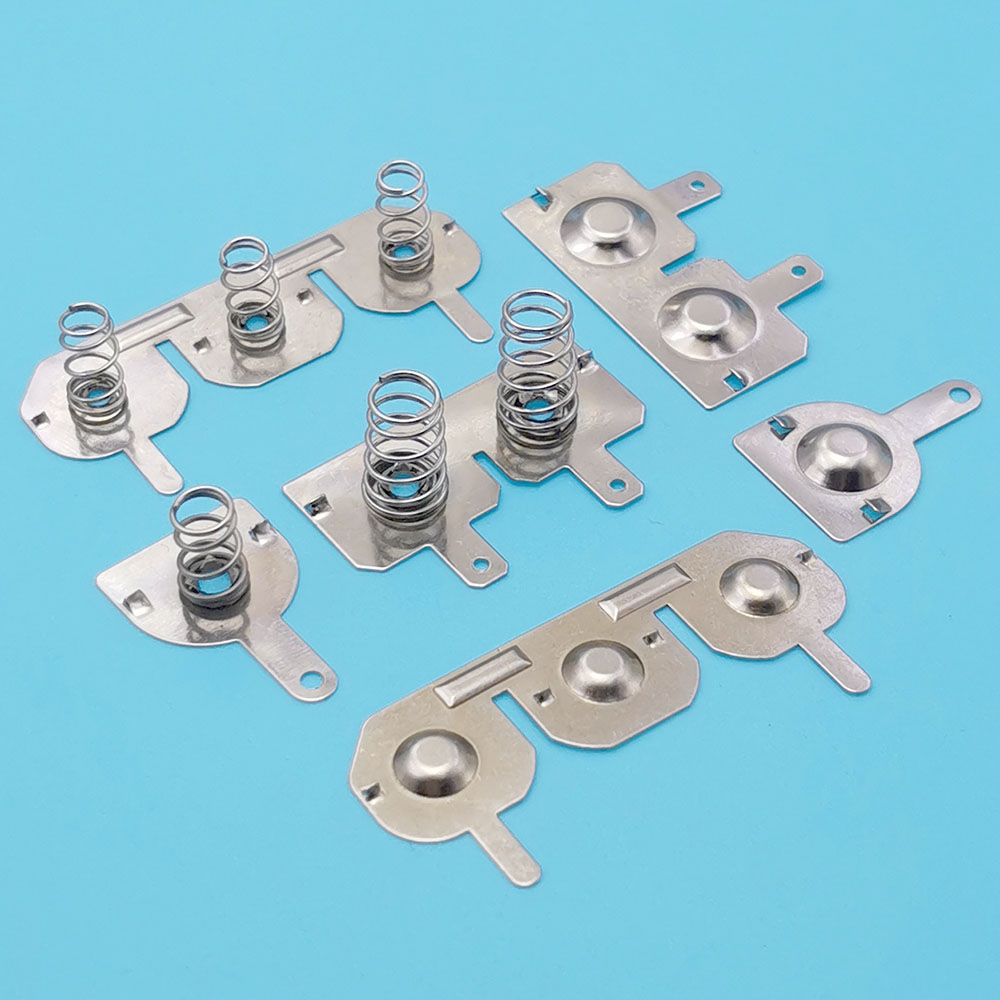 10pair 18650 battery pack Shrapnel Spring Contact Piece Battery box Positive and Negative Single Pole Battery Connector