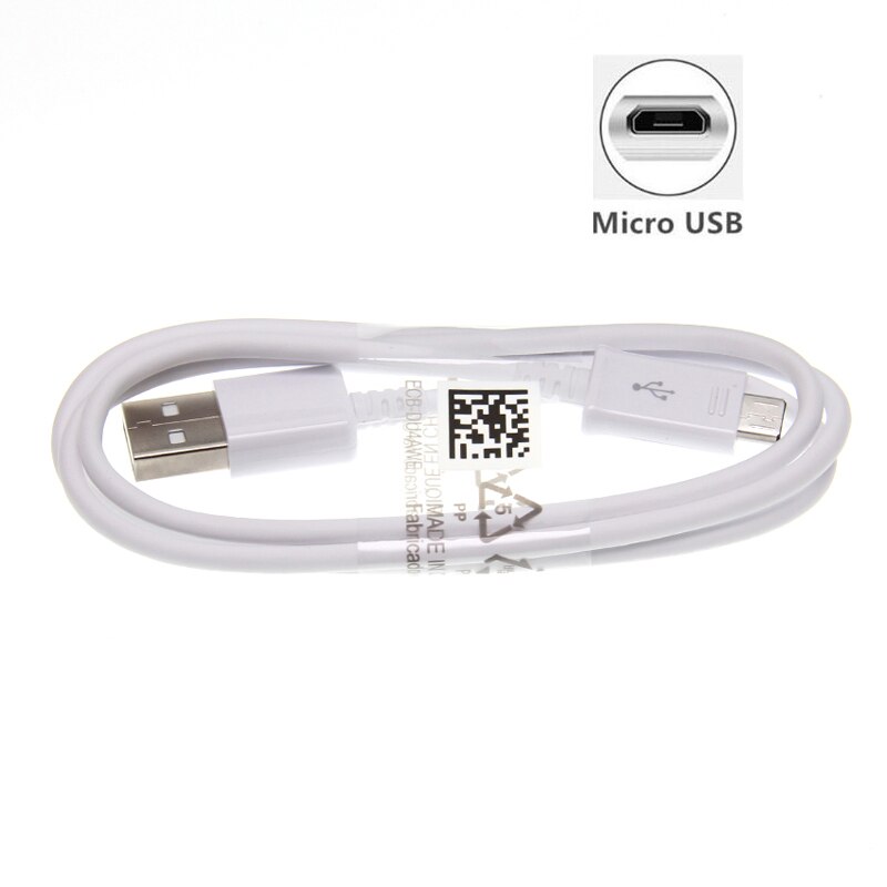 Universal Micro USB Cable Charging Micro USB Cable For OPPO A5 A9 A8 A3 A7 Meizu M6 M5 M3 Note M5c M5s Android Phone Data Wire: White Micro Cable / 2m