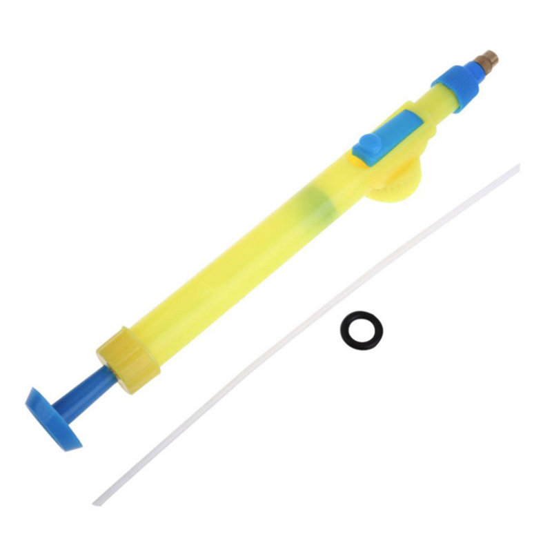 Draagbare flesgieter spuit handduw plastic sproeikop voor bloementuingereedschap: Default Title