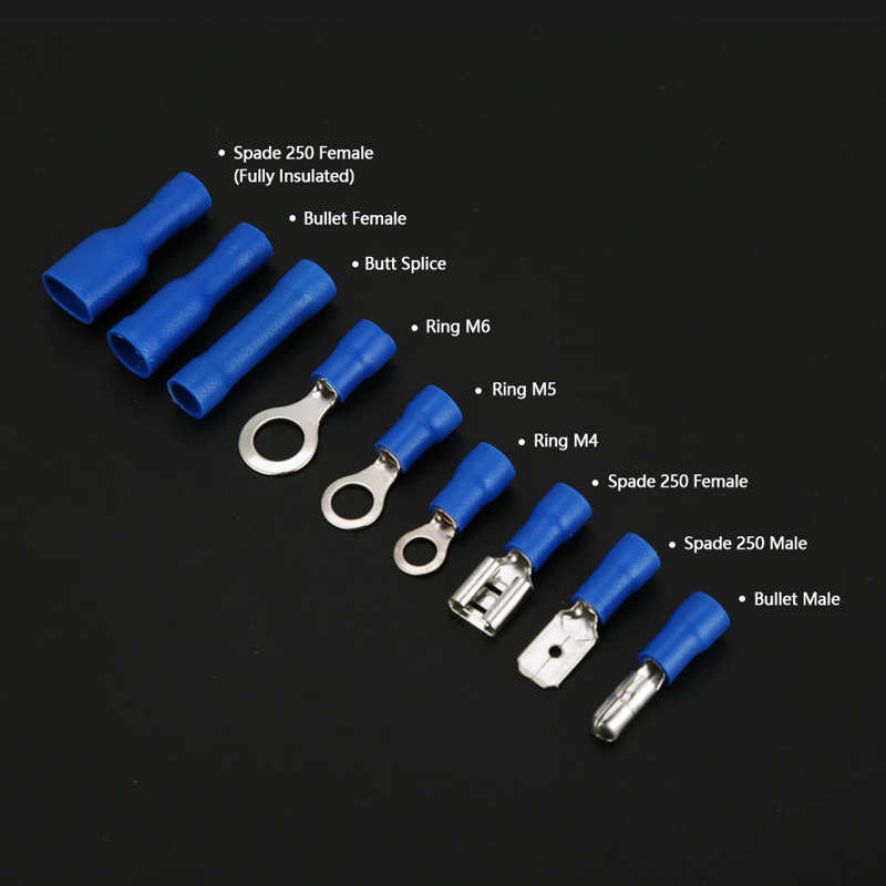 Adjustable Cable Wire Ratchet Crimper Plier Crimping Tools with 450 pcs Electrical Terminal Connectors