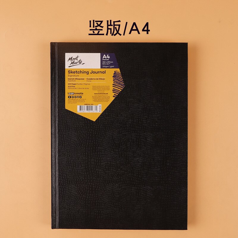 A3 / A4 / A5 cuaderno de dibujo, libro de dibujo para estudiantes, suministros de dibujo, suministros de dibujo para estudiantes, suministros de arte: A4-21X29.7CM