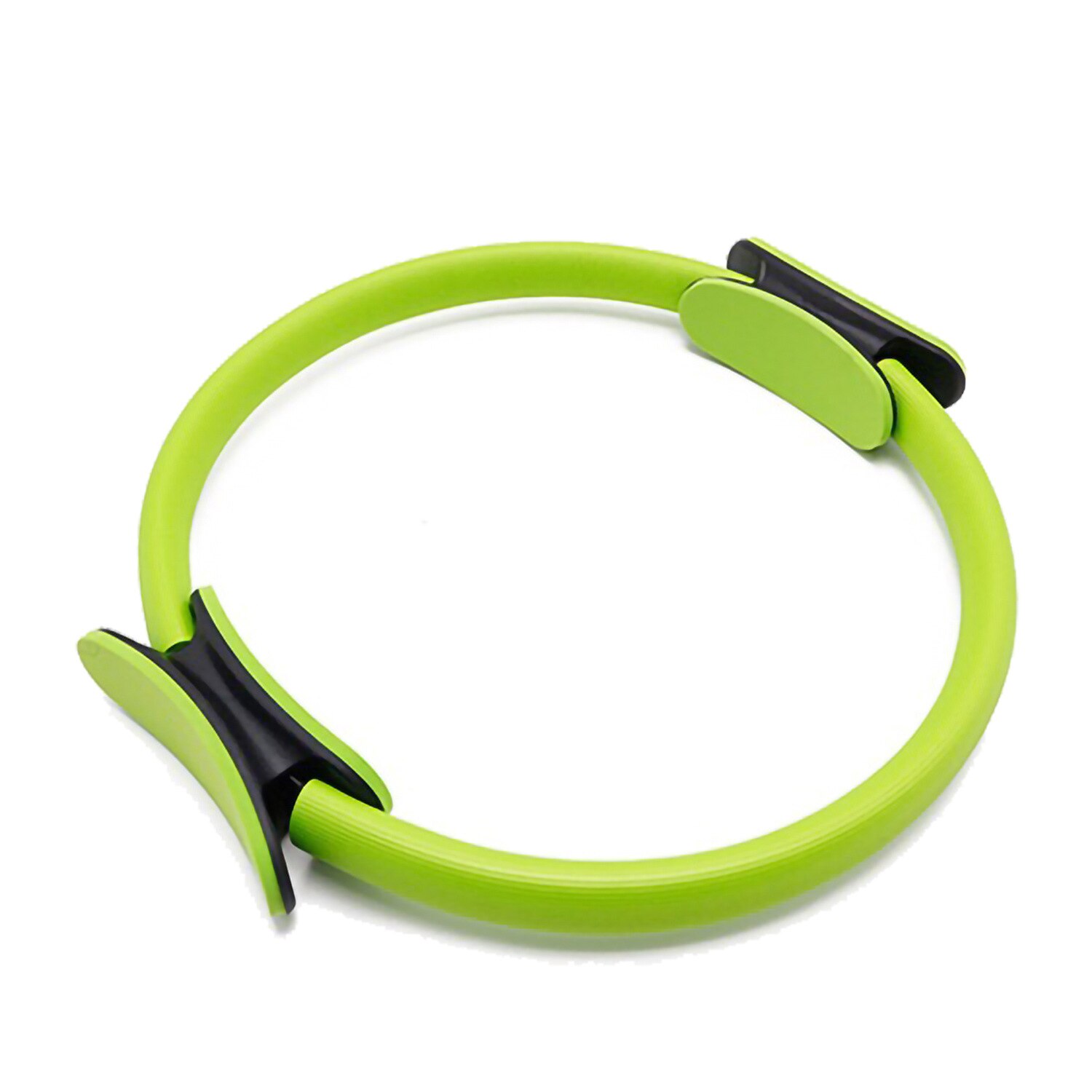 1Pcs Pilates Ring Superieure Yoga Cirkel Power Weerstand Oefening Cirkel Fitness Dual Grip Ring Voor Toning Dijen Abs Benen: green