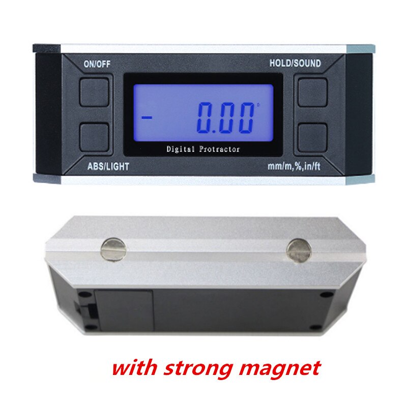 Digital Protractor Electronic Protractor inclinometer with magnet illuminate Level Angle Gauge Level Box Inclinometer