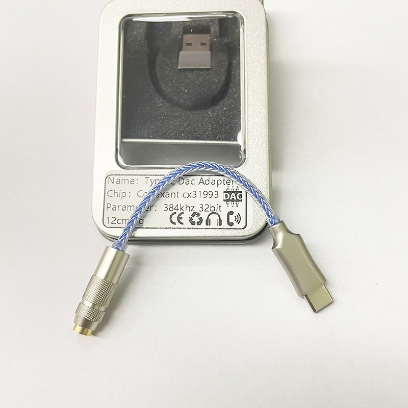 Adaptador USB tipo C a auriculares HiFi de 3,5 Mm, Cable decodificador dac cx31993 para iphone, Samsung, xiaomi, ordenador
