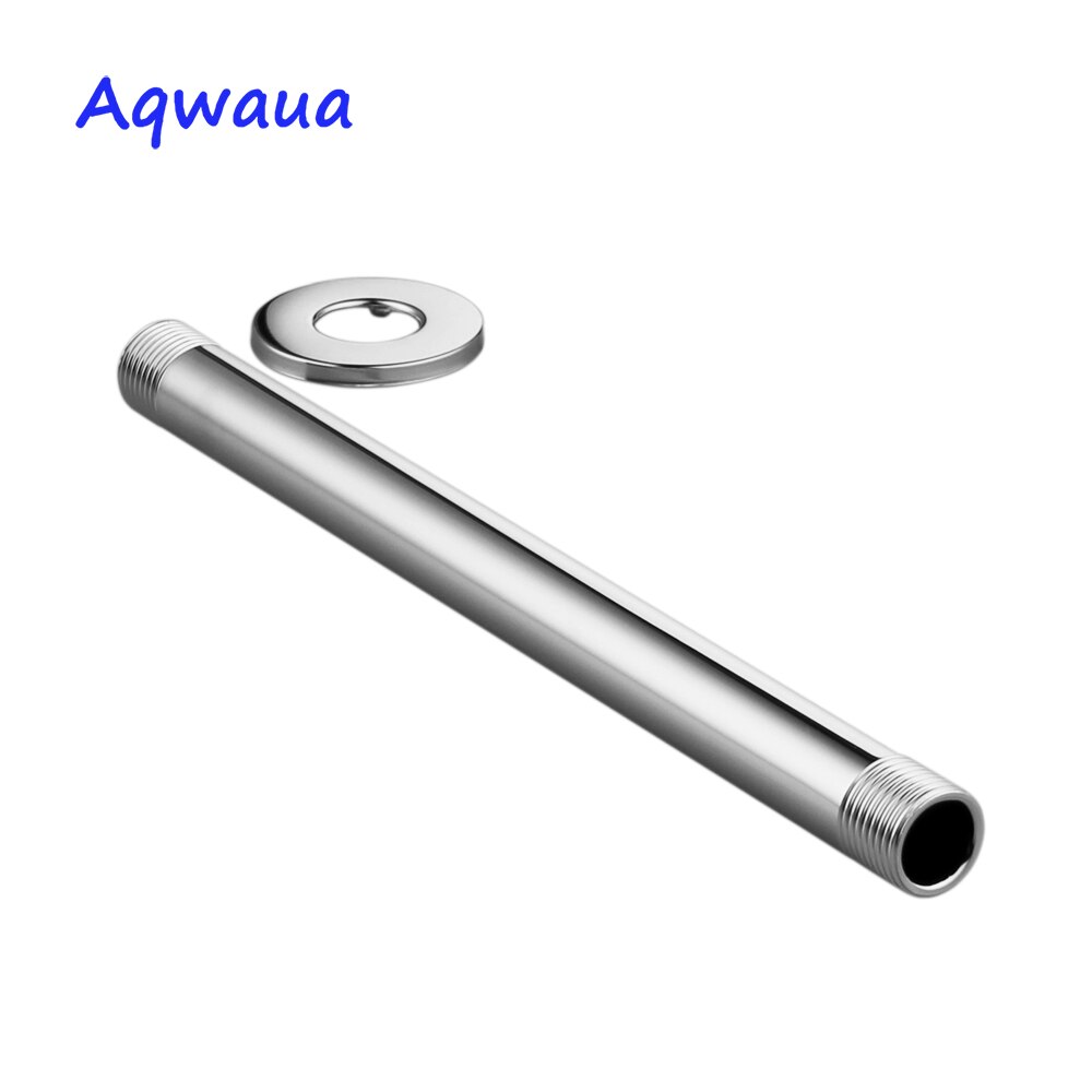 Aqwaua Bathroom Shower Arm Ceiling Mounted Shower Head Connector Bathroom Concealed Install Roof Mounted Accessories Bag