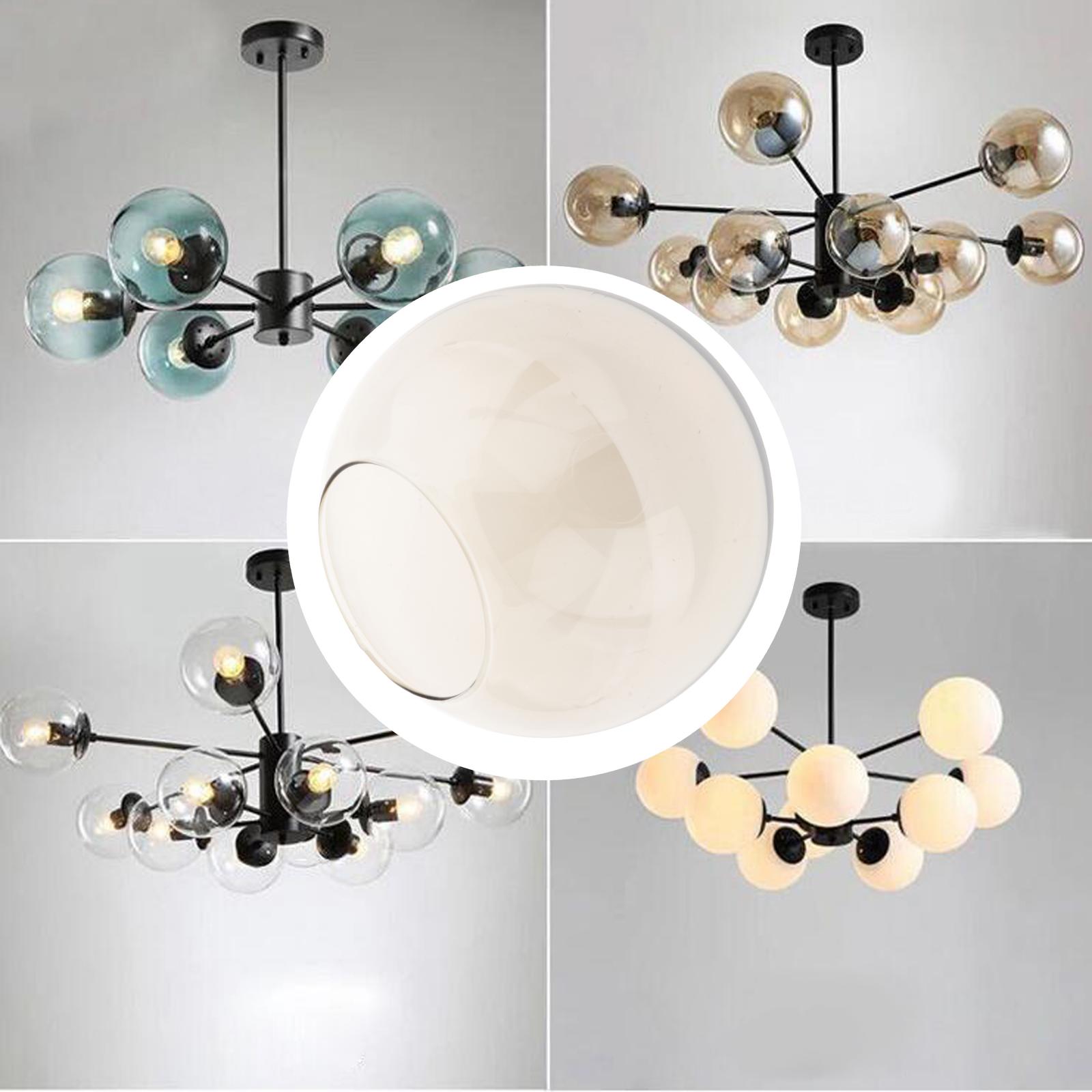 Abat-jour en verre, abat-jour Globe adapté à la lampe, couvercle rond pour plafonnier, d13 cm d15 cm