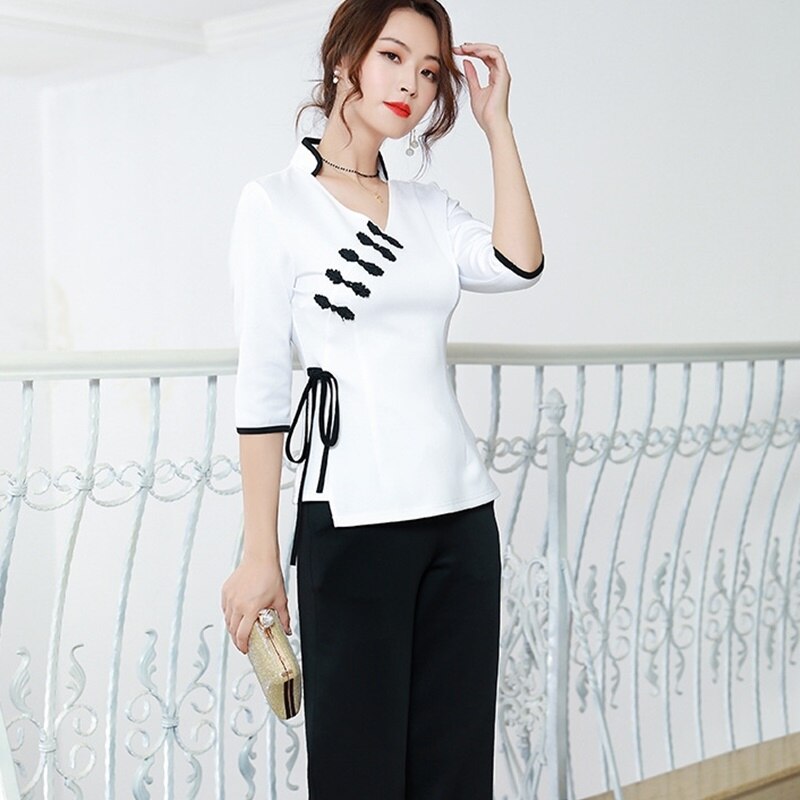 Frühling Schönheit Uniform Spa Uniformen Salon thailändisch Kleidung Schlank Massage Gesundheit Overall Schönheit Salon Arbeit Kleidung wie173