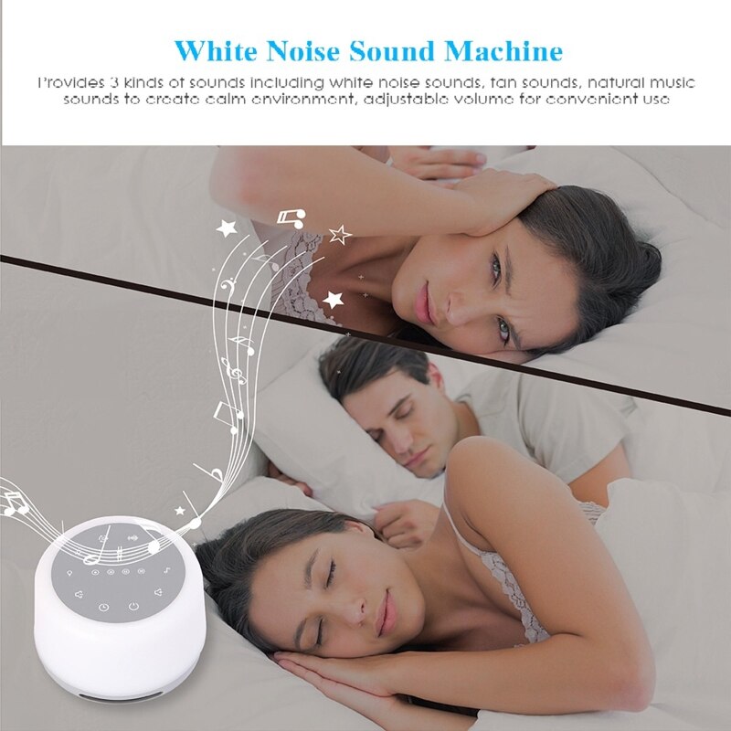 M76C Weiß Lärm Klang Maschine Stimmung Licht Natur Geräusche Musik für Schlafen Natürlichen Klang Maschine zeitliche Koordinierung Schlaf für Babyroom