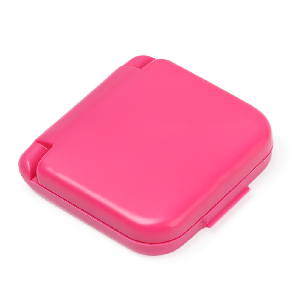 Mini Sewing Kit Storage Bags Organizer Needle Threads Box Thimble Buttons Home Living Portable Travel DIY Tool: rose red
