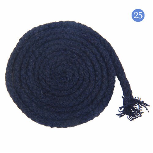 Corde torsadée écologique en coton, fil haute ténacité, pour bricolage, textile, artisanat , décoration de la maison, 4 5mm: Marine 4 yards