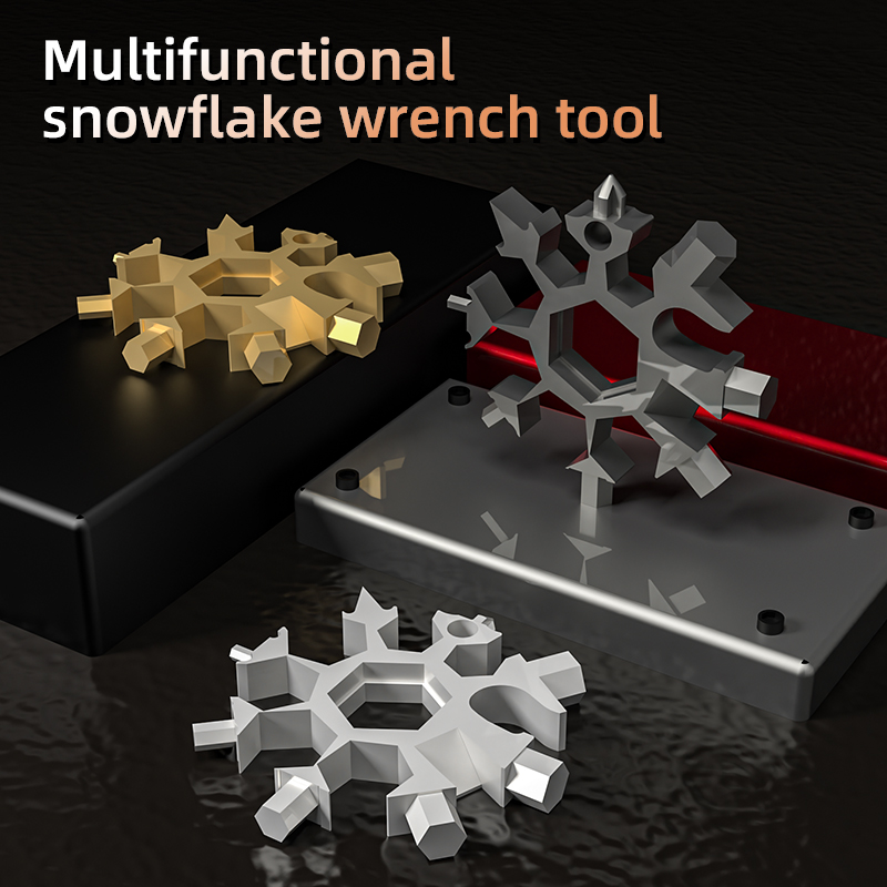 Universal Tragbare 18-in-1 EDC Schneeflocke Drehmomentschlüssel Multi-tool Werkzeuge Set Multifunktions Hand Werkzeuge Manuelle Werkzeug