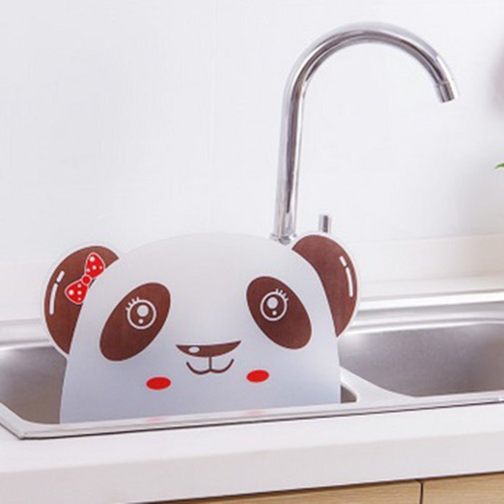 panda Forma di Acqua Piscina per bambini Impermeabile Deflettore gadget Ventose Cremagliera Accessori per la Cucina Mensola in Plastica