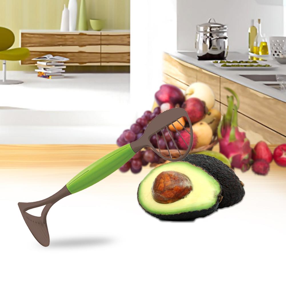 3 In 1 Avocado Tool Avocado Slicer Cut Fruit Cutting Machine Avocado Masher Restaurant Supplies Kitchen Tools