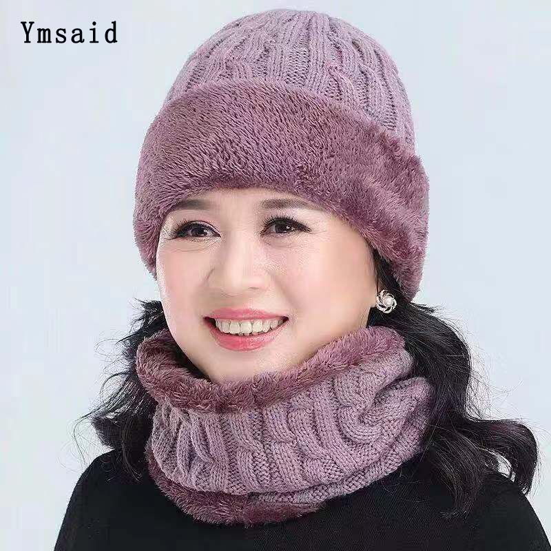 2 stuks skimuts sjaal koud warm winter muts voor dames heren gebreide muts muts warme muts moeder vader muts skullies mutsen