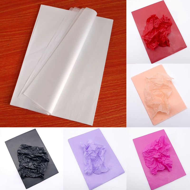100 fogli/borsa fodera carta velina per scarpe carta a prova d'umidità per vestiti vino frutta carta da imballaggio confezione regalo