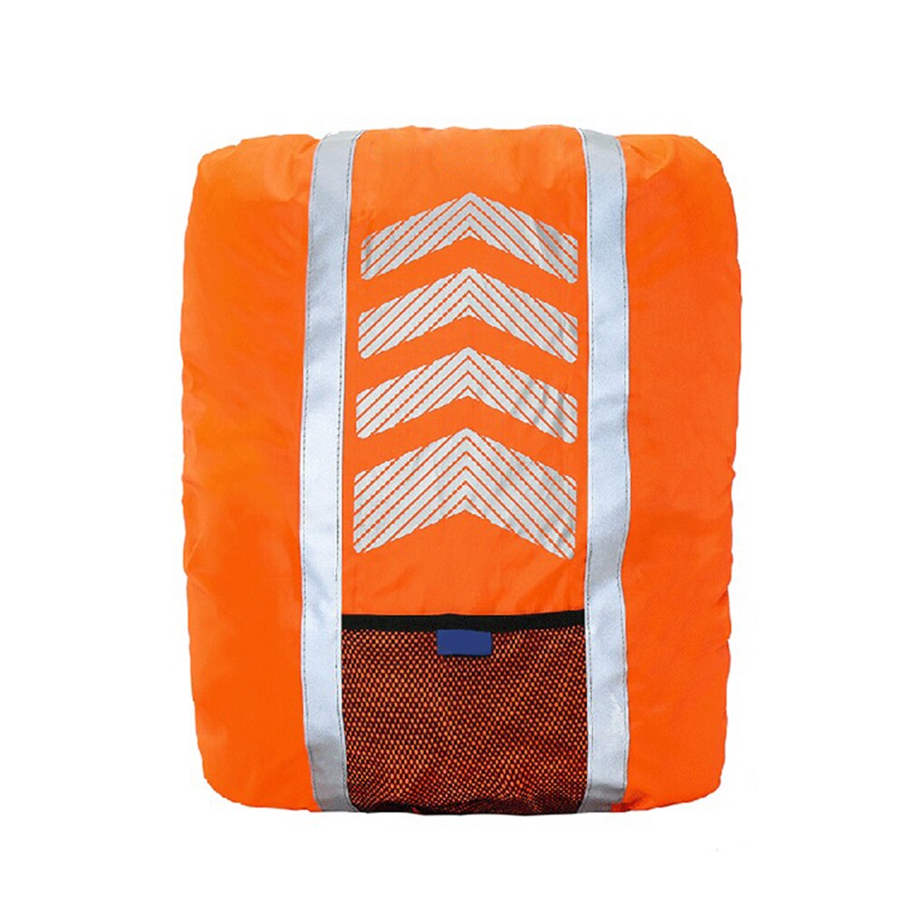 25-40L Reflektierende Rucksack Cover Outdoor Camping Rucksack Wasserdicht Regenschutz Outdoor Camping Wandern Reise Regenschutz: Rot