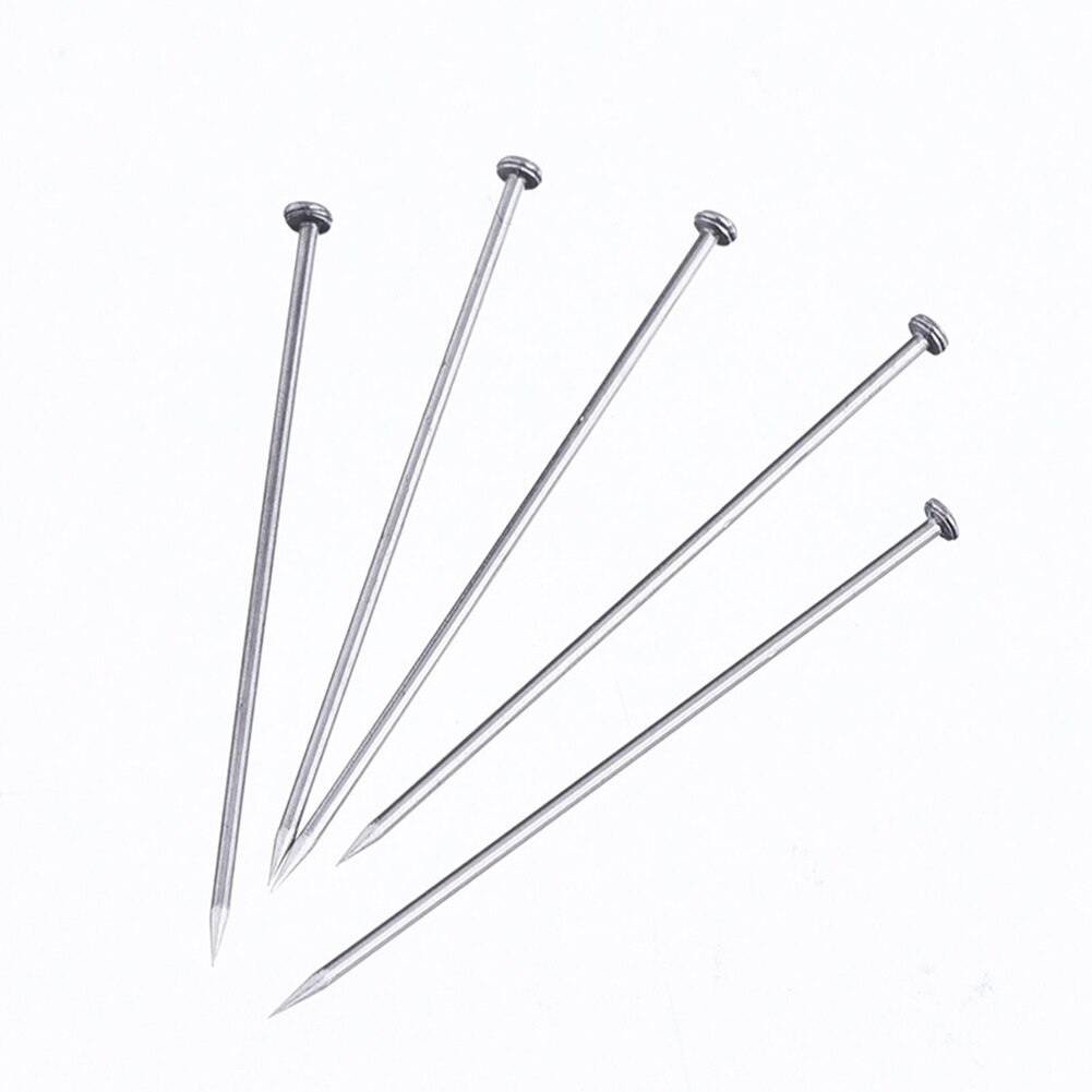 200Pcs Needle Head Pins Office Jewelry Making DIY Silver Dressmaker Stainless Steel Fine Satin Pins 25mm Accessories #734