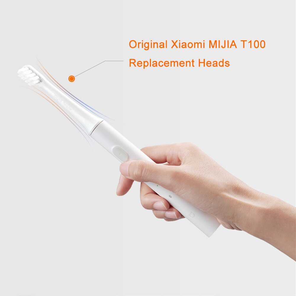 Xiaomi MIJIA-cabezales de repuesto para cepillo de dientes eléctrico T100, 12 unidades, Original