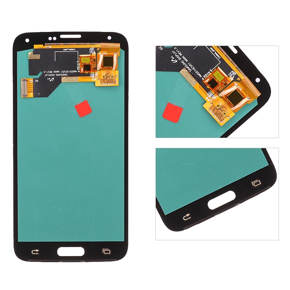 Kit de reemplazo de digitalizador de pantalla táctil LCD AMOLED para Samsung Galaxy S5 ,