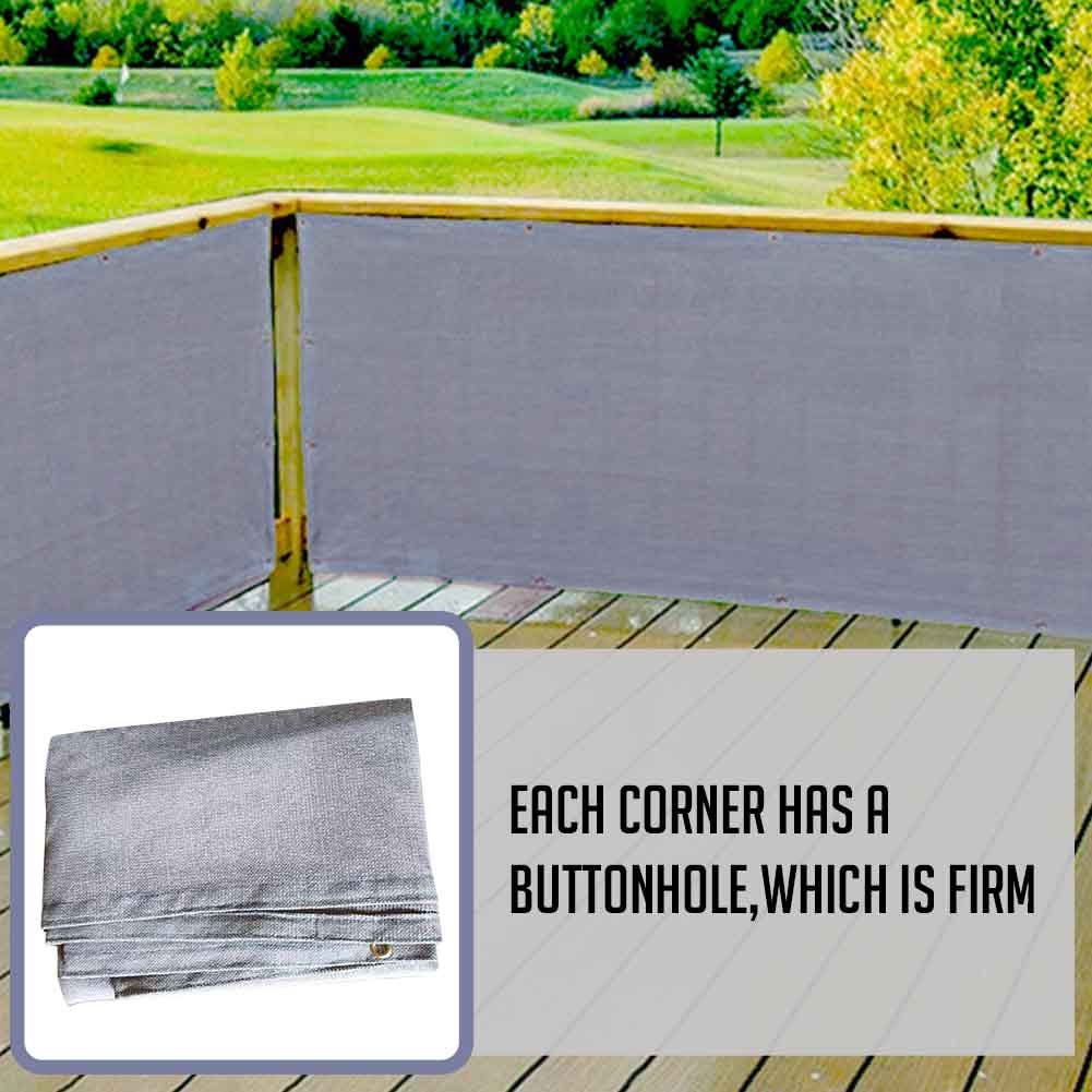 Fence Easy Install Durable Home Privacy Screen Outdoor Sunshade Net Backyards Balcony Covering Accessories Mesh Garden Patio