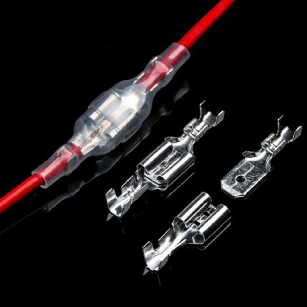 40pcs 2.8mm Double Head Crimp Terminal With Insulating Sleeve - View #4