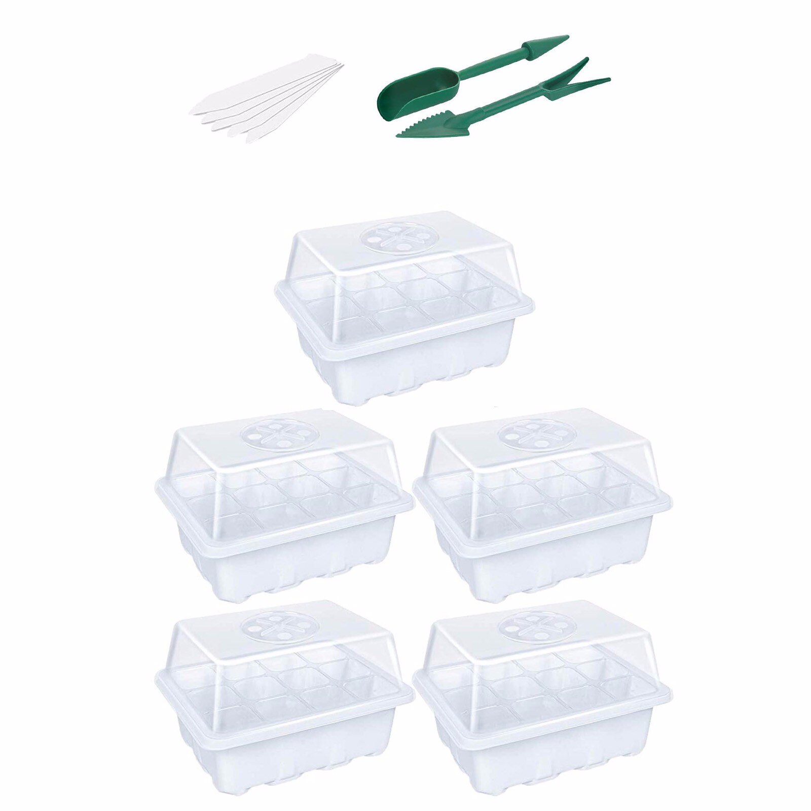 40 #12 Gaten Planten Zaad Lade Kit Planten Ontkiem... – Grandado