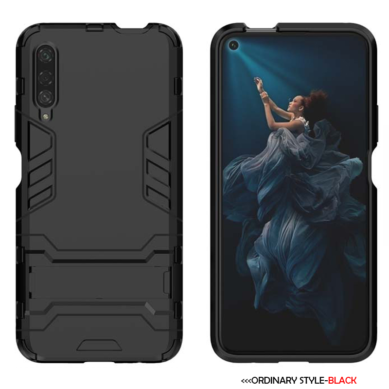 Case Voor Huawei Honor 9X Pro Premium STK-LX1 HLK-AL00 HLK-TL00 Global Versie Shockproof Armor Siliconen Telefoon Case Cover Coque: ABS / HEUBLAUW