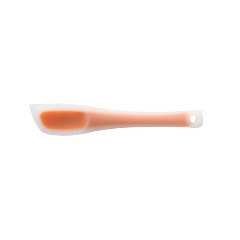 Silikonspatler  - 600 f varmebestandig sømløs gummispatel - perfekt til bagning, madlavning, skrabning: Orange